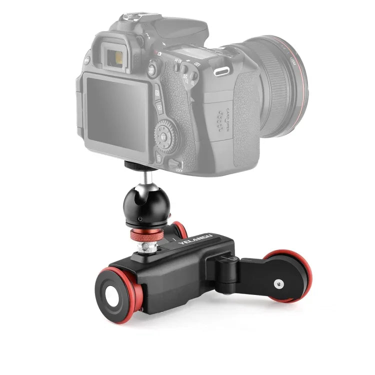 YELANGU L5 Electric Track Slider 3-Wheel Rolling Dolly Car, Load: 3kg, L5 Dolly Car