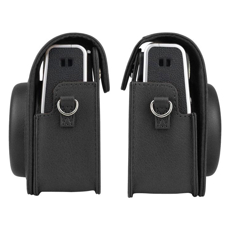 Full Body Camera Retro PU Leather Case Bag with Strap for FUJIFILM instax mini 40, For FUJIFILM instax mini 40