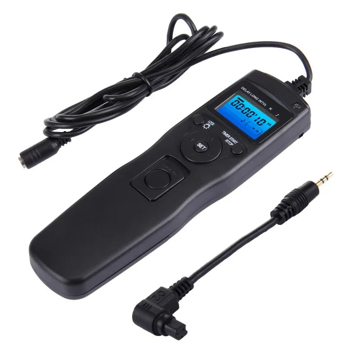 RST-7002 LCD Screen Time Lapse Intervalometer Shutter Release Digital Timer Remote Controller with C8 Cable for CANON 1D/1DS/50D/40D/30D/20D/10D/5D/7D Camera, RST-7002