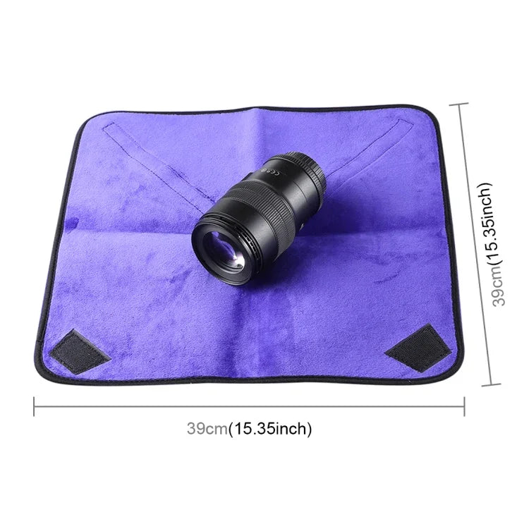 Hundred-folding Cloth Photography Camera SLR Liner Lens Bag Thickening Wrapped Cloth Plus Velvet, Size: 40x40cm, Size: 40x40cm
