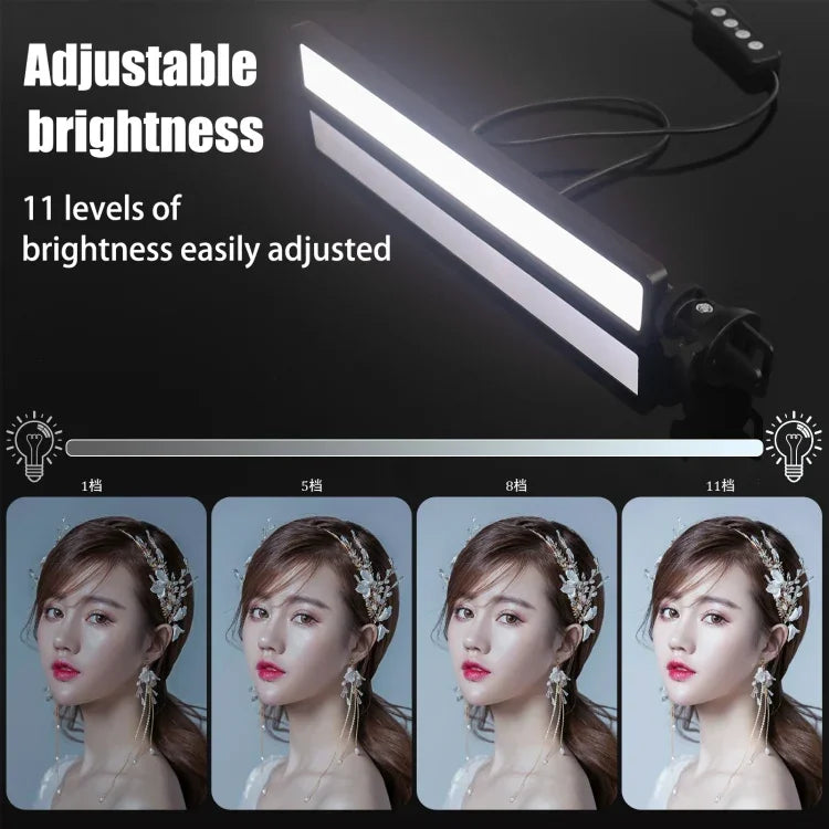 LUXCeO WS66 USB LED Live Video Light 2500K-9000K Bi-color Laptop Conference Fill Light, WS66