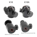 BEXIN K18A Mini 360 Degree Rotation Panoramic Metal Ball Head, K18A