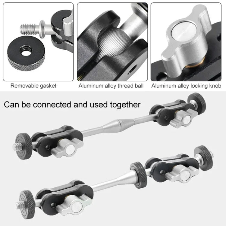 BEXIN TM-3 Multi-function Magic Arm Ball Mount Clamp Clip, TM-3