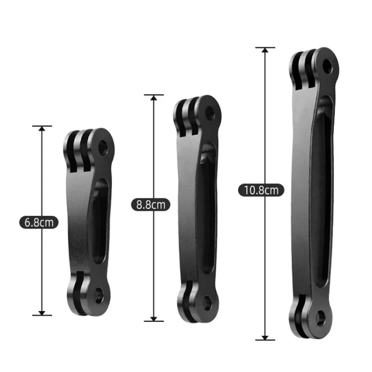 Joint Aluminum Extension Arm Grip Extenter for DJI, Insta360, GoPro and Other Action Cameras, Length: 8.8cm, 8.8cm