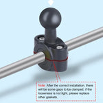 21mm Ballhead Car Front Seat Handlebar Fixed Mount Holder with Tripod Adapter & Screw for GoPro, Insta360, DJI and Other Action Cameras, 21mm 16.3cm
