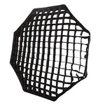 TRIOPO S55 Diameter 55cm Honeycomb Grid Octagon Softbox Reflector Diffuser for Studio Speedlite Flash Softbox, Diameter 55cm