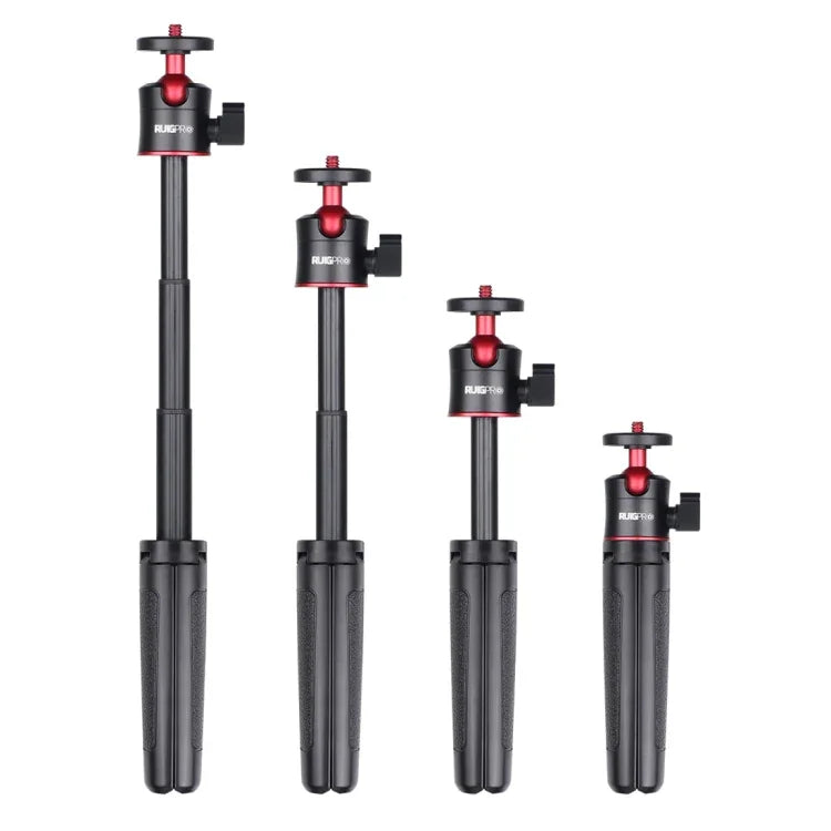 RUIGPRO Multi-functional Foldable Tripod Holder Selfie Monopod Stick with Ball Head for DJI, Insta360, GoPro and Other Action Cameras, Tripod Monopod