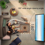 Outdoor Bracket Folding Polyester Projector Film Curtain, Size: 120 inch (16:9), Size: 120 inch