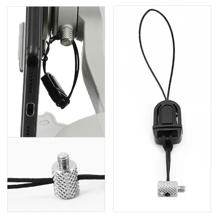 STARTRC Phone Holder Clip Anti-lost Rope Strap Anti-drop for DJI OM4 / Osmo Mobile 3