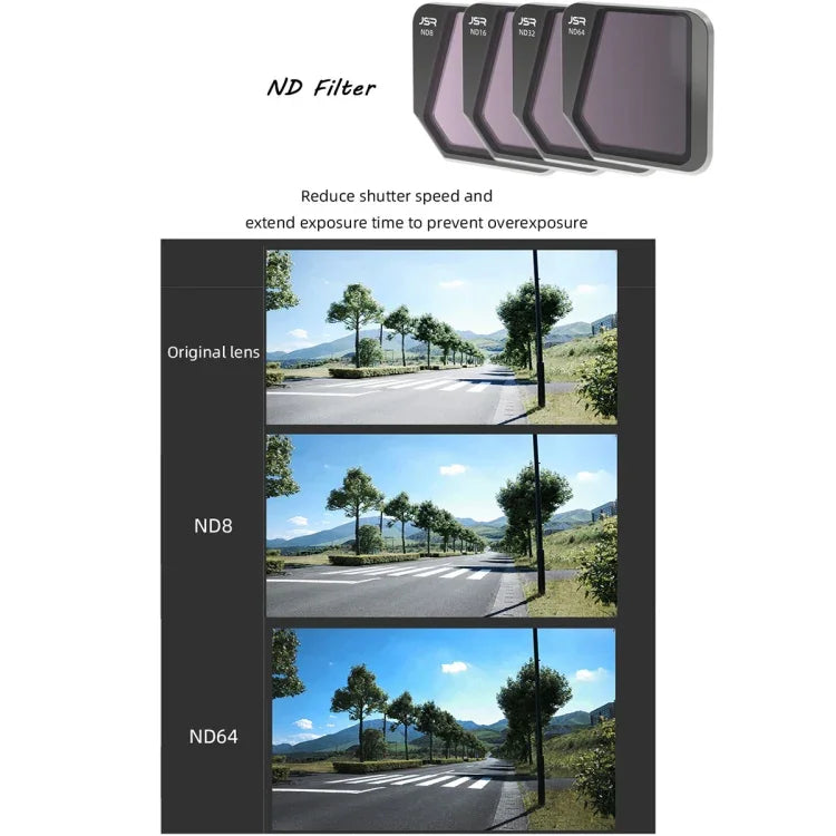 JSR Drone ND1000 Lens Filter for DJI Mavic 3, ND1000