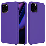 Solid Color Liquid Silicone Shockproof Case, For iPhone 11, For iPhone 11 Pro Max, For iPhone 11 Pro