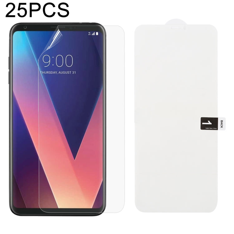 25 PCS Soft Hydrogel Film Full Cover Front Protector with Alcohol Cotton + Scratch Card for, For iPhone 6 / 7 / 8(25 PCS), For iPhone 6 Plus(25 PCS), For iPhone 7 Plus / 8 Plus(25 PCS), For iPhone X / XS(25 PCS), For iPhone XR(25 PCS), iPhone XS Max   ...