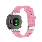 For Garmin Forerunner 45 / 45S / Swim 2 Universal Nylon Canvas Replacement Wrist Strap Watchband, For Garmin Forerunner 45 / 45S