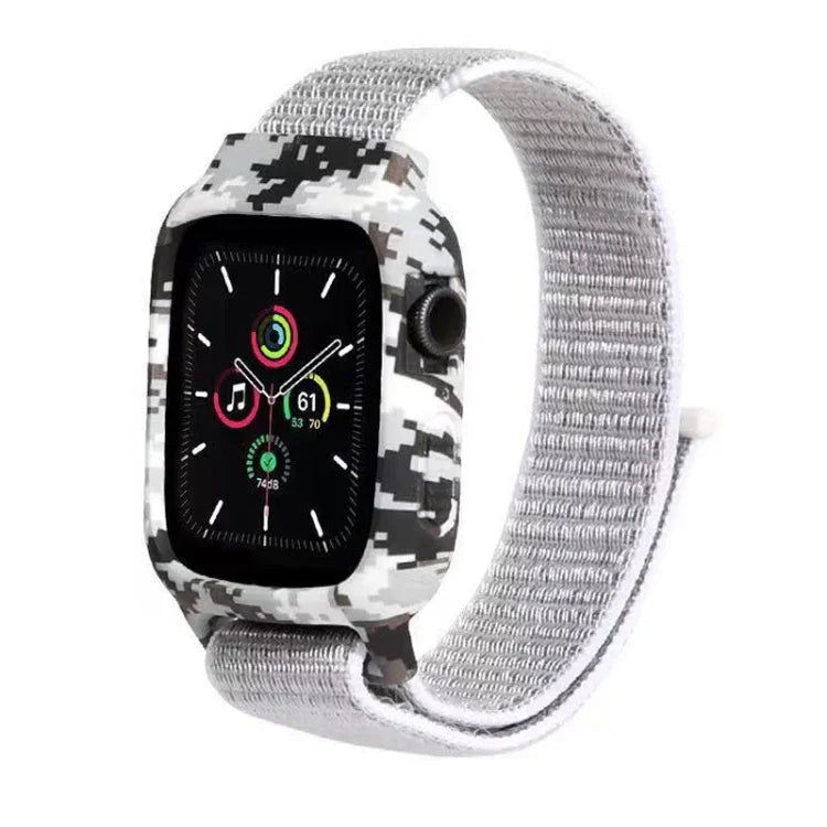 Nylon Replacement Wrist Strap Watchbands For Apple Watch Series 6 & SE & 5 & 4 40mm / 3 & 2 & 1 38mm, For Apple Watch Series 7 41mm / 6 & SE & 5 & 4 40mm / 3 & 2 & 1 38mm