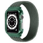 Weave Replacement Wrist Strap Watchbands with Frame For Apple Watch Series 6 & SE & 5 & 4 44mm / 3 & 2 & 1 42mm, 128mm, 135mm, 140mm, 145mm, 150mm, 155mm, 160mm, 165mm