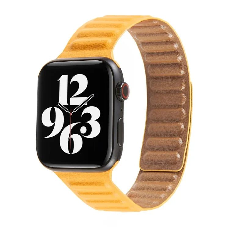 Loop Leather Watchband For Apple Watch Series 6 & SE & 5 & 4 40mm / 3 & 2 & 1 38mm, For Apple Watch Series 7 41mm / 6 & SE & 5 & 4 40mm / 3 & 2 & 1 38mm