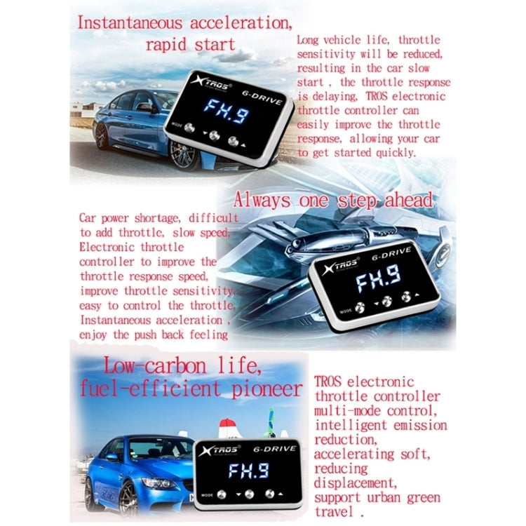 TROS TS-6Drive Potent Booster Electronic Throttle Controller, For Toyota Sienta 2003-2010, For Toyota Sienta 2011-
