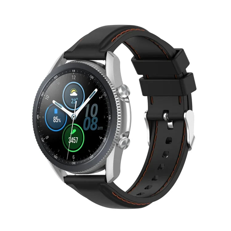 22mm Silicone Replacement Strap Watchband, For Samsung Galaxy Watch 3 45mm / Gear S3