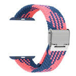 Braided + Stainless Steel Replacement Watchbands For Apple Watch Series 6 & SE & 5 & 4 40mm / 3 & 2 & 1 38mm, For Apple Watch Series 7 41mm / 6 & SE & 5 & 4 40mm, For Apple Watch Series 8&7 41mm / SE 2&6&SE&5&4 40mm / 3&2&1 38mm                        ...