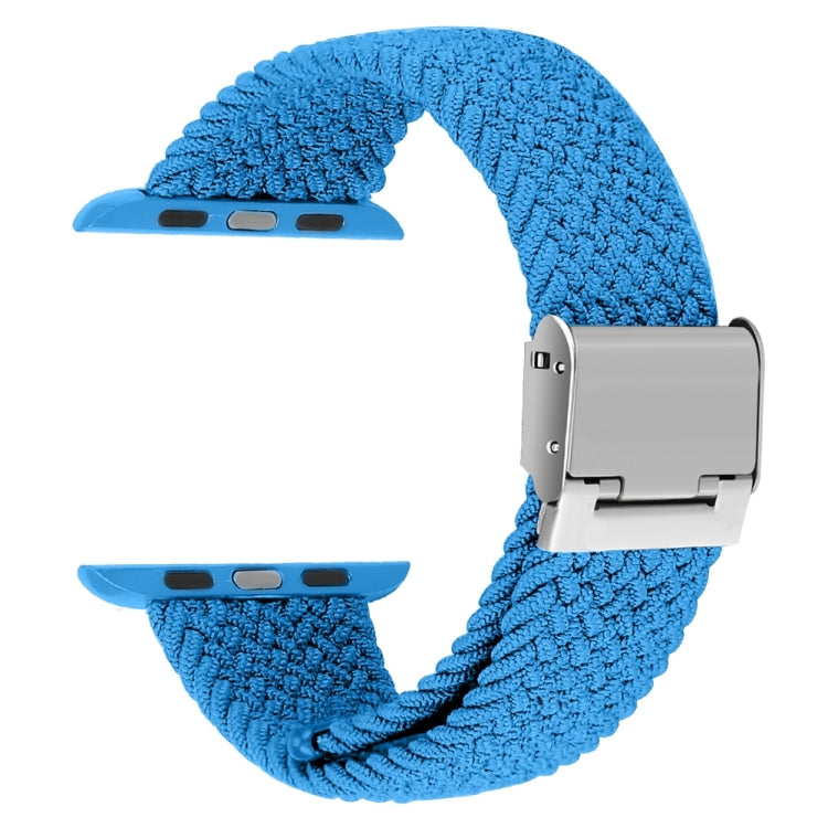 Braided + Stainless Steel Replacement Watchbands For Apple Watch Series 6 & SE & 5 & 4 40mm / 3 & 2 & 1 38mm, For Apple Watch Series 7 41mm / 6 & SE & 5 & 4 40mm, For Apple Watch Series 8&7 41mm / SE 2&6&SE&5&4 40mm / 3&2&1 38mm                        ...