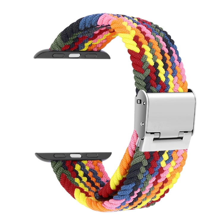 Braided + Stainless Steel Replacement Watchbands For Apple Watch Series 6 & SE & 5 & 4 44mm / 3 & 2 & 1 42mm, For Apple Watch Ultra 49mm / Series 8&7 45mm / SE 2&6&SE&5&4 44mm / 3&2&1 42mm, For Apple Watch Series 7 45mm / 6 & SE & 5 & 4 44mm           ...