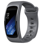 For Samsung Gear Fit2 Pro Silicone Replacement Strap Watchband, S, L