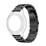 20mm Three Flat Buckle Stainless Steel Replacement Watchband for Samsung Galaxy Watch Active 2 / Amazfit GTS 2