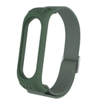 For Xiaomi Mi Band 3 / 4 / 5 Twill 8-shaped Buckle Elastic Replacement Strap Watchband