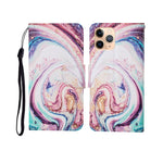Painted Pattern Horizontal Flip Leathe Case, For iPhone 11, For iPhone 11 Pro, For iPhone 11 Pro Max