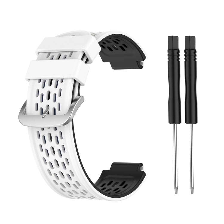 For Garmin Approach S2 / S4 Two-color Silicone Replacement Strap Watchband, For Garmin Approach S2 / S4