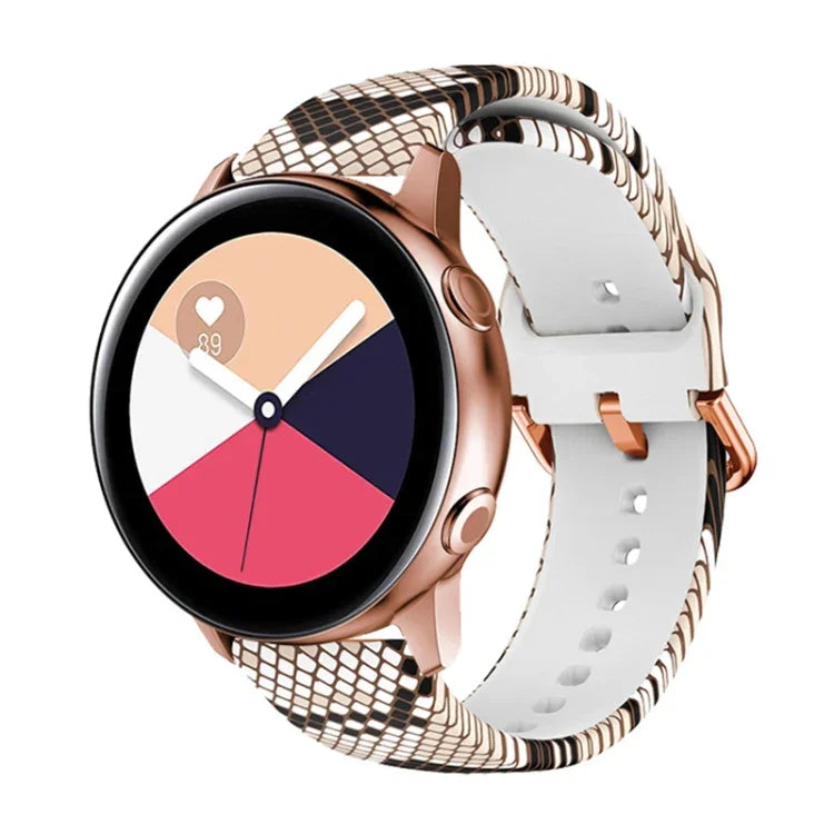 Silicone Printing Replacement Strap Watchband, For Samsung Galaxy Watch 42mm, For Samsung Galaxy Watch 46mm