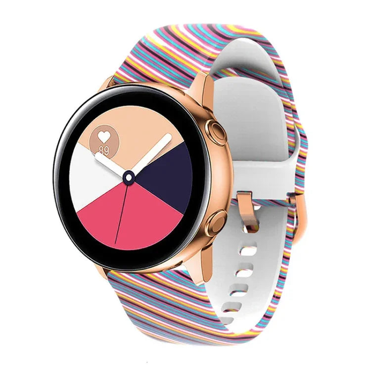 Silicone Printing Replacement Strap Watchband, For Samsung Galaxy Watch 42mm, For Samsung Galaxy Watch 46mm