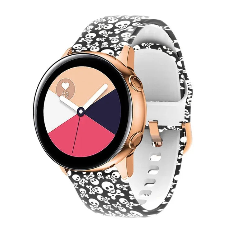 Silicone Printing Replacement Strap Watchband, For Samsung Galaxy Watch 42mm, For Samsung Galaxy Watch 46mm