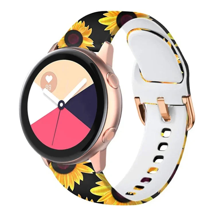 Silicone Printing Replacement Strap Watchband, For Samsung Galaxy Watch 42mm, For Samsung Galaxy Watch 46mm
