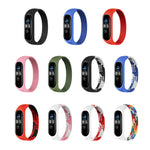 For Xiaomi Mi Band 6 / 5 / 4 / 3 / 2 Universal Silicone Elasticity Weave Replacement Strap Watchband, XL 180mm