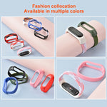 For Xiaomi Mi Band 6 / 5 / 4 / 3 / 2 Universal Silicone Elasticity Weave Replacement Strap Watchband, XL 180mm