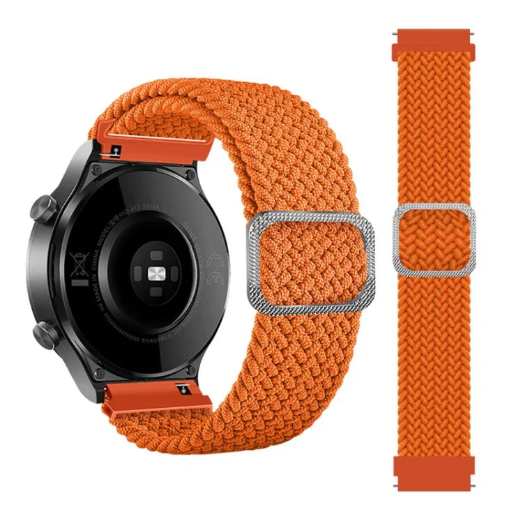 Adjustable Nylon Braided Elasticity Replacement Strap Watchband, For Samsung Galaxy Watch 3 45mm