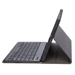 YA11B 2021 Detachable Lambskin Texture Round Keycap Bluetooth Keyboard Leather Case with Pen Slot & Stand, For iPad Pro 11 2021 / Air4 / Air5 / Pro 11