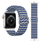 Buckle Braided Elastic Strap Watch Band For Apple Watch Series 9&8&7 41mm / SE 3&SE 2&6&SE&5&4 40mm / 3&2&1 38mm(Rainbow Color), For Apple Watch Series 8&7 41mm / SE 2&6&SE&5&4 40mm / 3&2&1 38mm                                                          ...