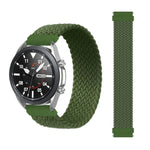 For Samsung Galaxy Watch 42mm Adjustable Nylon Braided Elasticity Replacement Strap Watchband, 165mm