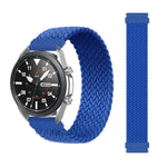For Samsung Galaxy Watch 42mm Adjustable Nylon Braided Elasticity Replacement Strap Watchband, 165mm