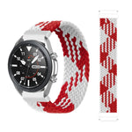 For Samsung Galaxy Watch 42mm Adjustable Nylon Braided Elasticity Replacement Strap Watchband, 165mm