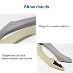 Car Leather Left Side Inner Door Handle Assembly 51417225854 for BMW 5 Series F10 / F18 2011-2017, Left Side (Black), Left Side (Beige), Left Side (Creamy-white), Left Side (Grey), Left Side (Wine Red), Left Side (Mocha)