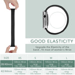 Metal Head Braided Nylon Solid Color Replacement Strap Watchband For Apple Watch Series 6 & SE & 5 & 4 44mm / 3 & 2 & 1 42mm, L 165mm