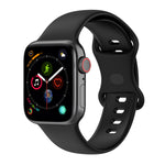 Silicone Watchbands For Apple Watch Series, 7 41mm / 6 & SE & 5 & 4 40mm / 3 & 2 & 1 38mm, Size: Small Code, 7 45mm / 6 & SE & 5 & 4 44mm / 3 & 2 & 1 42mm, Size: Small Code