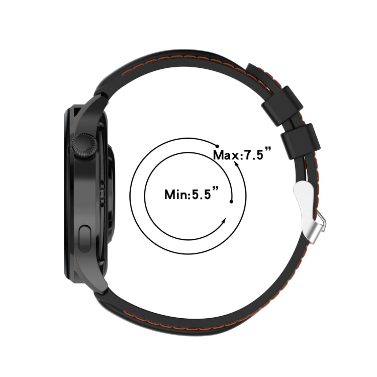 For Huawei Watch 3 / 3 Pro 22mm Silicone Replacement Strap Watchband