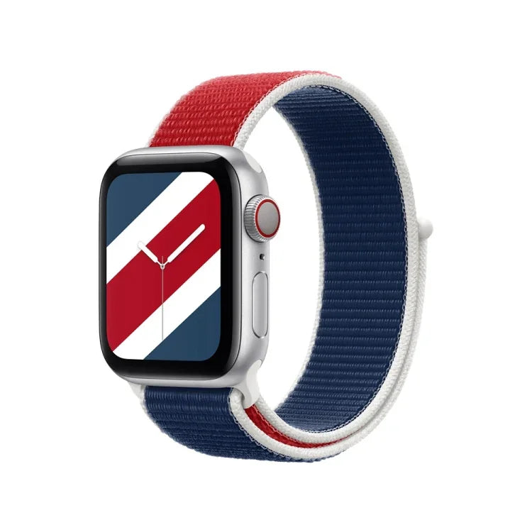 International Series Loopback Replacement Watchbands For Apple Watch Series, 7 45mm / 6 & SE & 5 & 4 44mm / 3 & 2 & 1 42mm, 7 41mm / 6 & SE & 5 & 4 40mm / 3 & 2 & 1 38mm