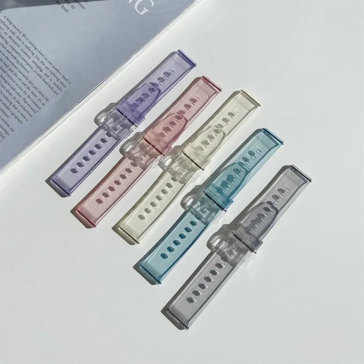 Discoloration in Light TPU Replacement Strap Watchband, For Samsung Galaxy Watch 3 41mm, For Samsung Galaxy Watch 3 45mm