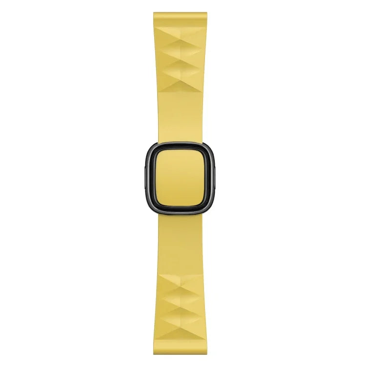 Modern Style Silicone Replacement Strap Watchband For Apple Watch Series 6 & SE & 5 & 4 40mm / 3 & 2 & 1 38mm, Black Buckle, Rose Gold Buckle, Silver Buckle