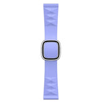 Modern Style Silicone Replacement Strap Watchband For Apple Watch Series 6 & SE & 5 & 4 44mm / 3 & 2 & 1 42mm, Black Buckle, Rose Gold Buckle, Silver Buckle